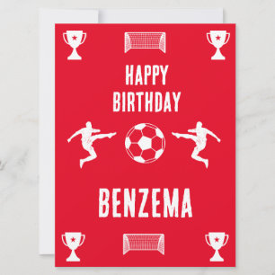 Banner de aniversário de futebol