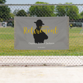 Banner de aposentadoria de soldados do Estado Negr