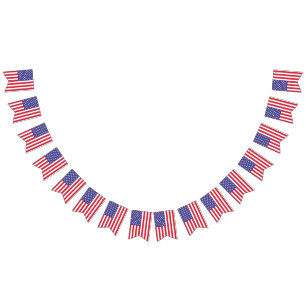 Banner de bandeira americano