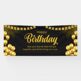 Banner de celebração de feliz aniversário