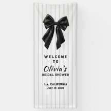 Banner de Chá de Noiva, Arco Preto Casamento Chá d