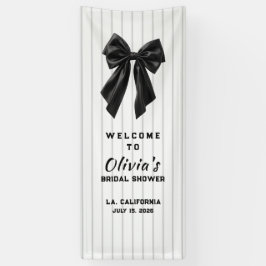 Banner de Chá de Noiva, Arco Preto Casamento Chá d