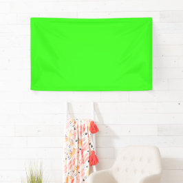 Banner de Evento Personalizado Verde Neon