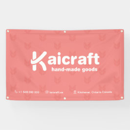 Banner mínimo para arte e Artesanatos