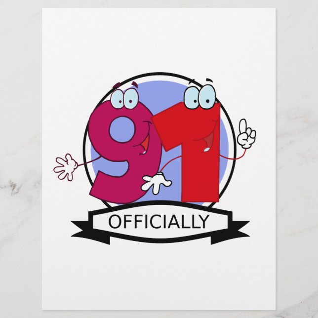 Banner oficial de aniversário de 91 (Frente)