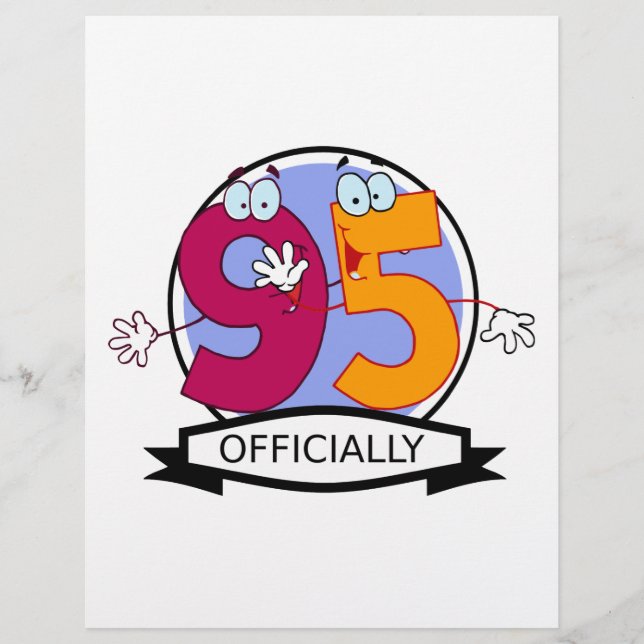 Banner oficial de aniversário de 95 (Frente)