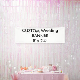 Banner personalizado 8' x 2,5'