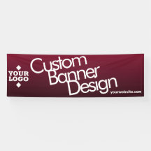 Banner personalizado do logotipo de empresa Vinyl