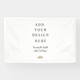Banner personalizável de vinil