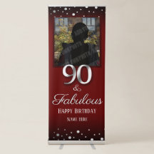 90 e Fabulosa Foto de Aniversário