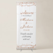 Sand Stripes & Rosa Dourado Casamento Confetti Bem