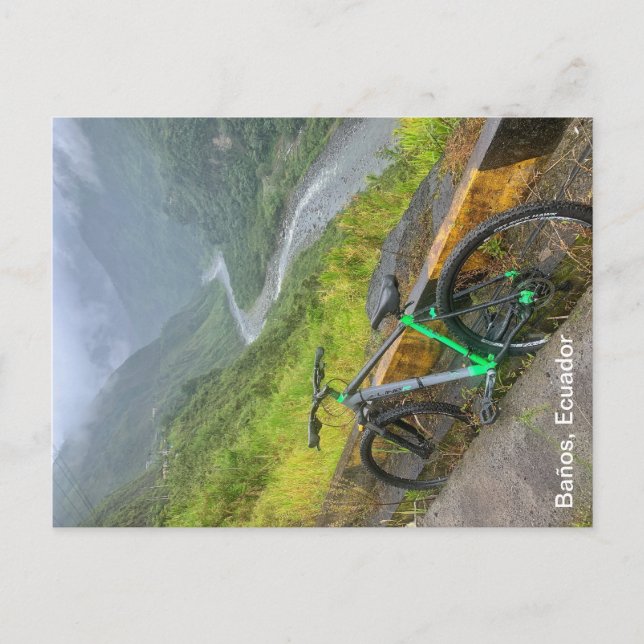 Baños, Equador - Cartão postal (Frente)