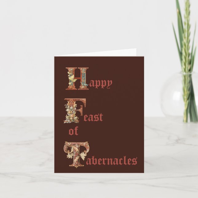 Banquete Cristão do Cartão de Saudação de Tabernag (Frente)
