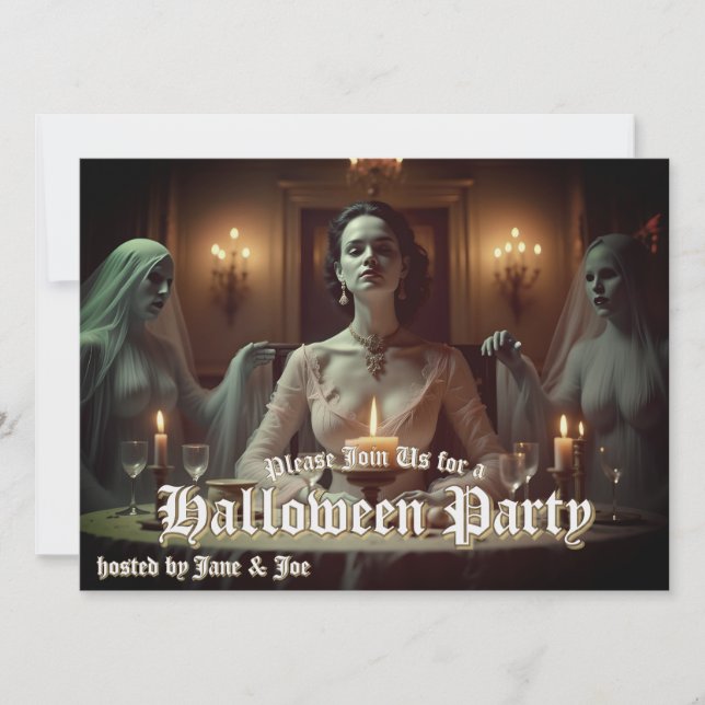 Banquete de Halloween Gótico à Luz de Velas (Frente)