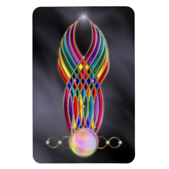 Banquete de joias e ímã flexível (Vertical)