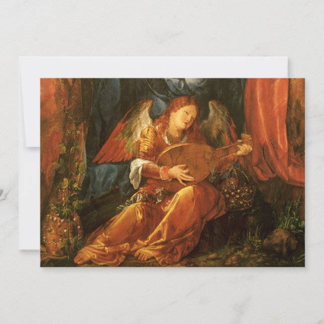 Banquete do Anjo das Garantes Rosa por Albrecht Du (Frente)