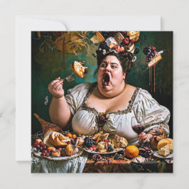 "Banquete do Caos" Trabalho de arte surreal colori