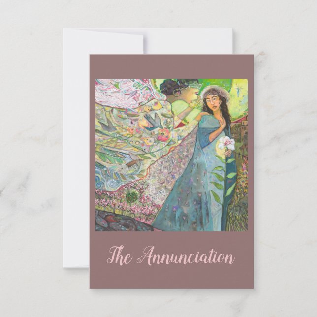 Banquete do Cartão de Oração Católico de Anunciaçã (Frente)