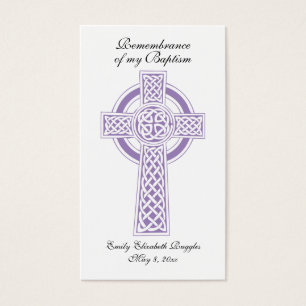 Baptismo/cartão oração de Christianing