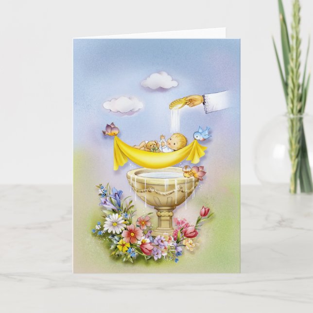 Baptismo, convite do batismo (Frente)