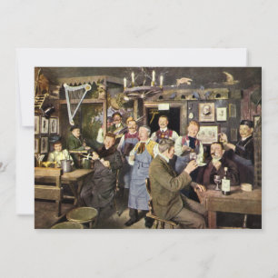 Bar antigo moído com celebrações Pessoas, uma fest