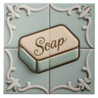 Bar Azul Minúsculo de Soap Funny Toilet ou Banheir
