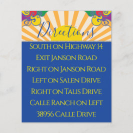 Bar Bat Mitzvah Compartimentos/Placas de Direção