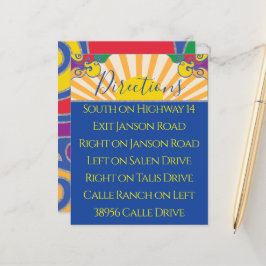 Bar Bat Mitzvah Compartimentos/Placas de Direção