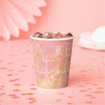 Bar Bat Mitzvah - Taça de Papel Simples