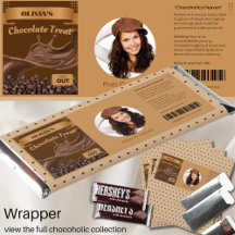 Bar de chocolate e diversão personalizada do Wrapp
