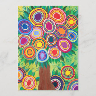 Bar do Convite Mitzvah Árvore Chá da Vida