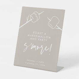 Bar do Marshmallow S'mores do Taupe Moderno
