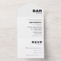 Bar Elegante Minimalista Mitzvah