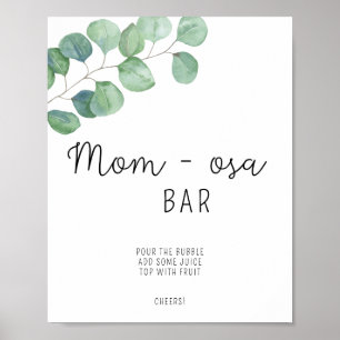 Bar Greenery Mãe-osa / Poster Mim-osa