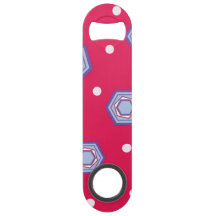 Abridor de garrafa cor-de-rosa carmesim da