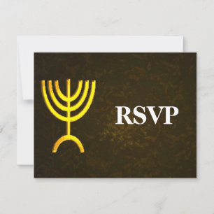 Bar Menorah Flame/Bat Mitzvah RSVP