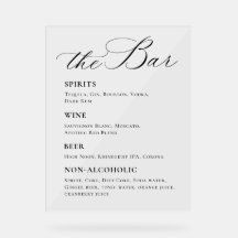 Bar Mimosa de Cocktail, sigla minimalista Elegante