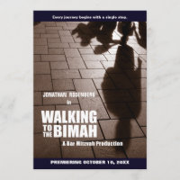 Bar Mitzvah Bimah Convite Para Filme