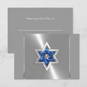 Bar Mitzvah Star: RSVP de David Blue & Silver