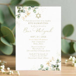 Bar Mitzvah Watercolor Convite | Eucalipto<br><div class="desc">Procurando levar sua decoração do Bat Mitzvah para o próximo nível? Veja nossa Coleção Eucalyptus Greenery Bat Mitzvah! Com sua estética natural e exuberante,  você criará uma celebração para se lembrar. Descubra dicas e ideias para incorporar esses sotaques incríveis na sua celebração de hoje! ✨</div>