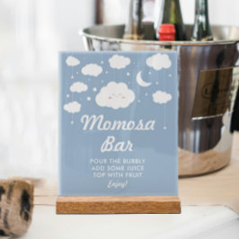 Bar Momosa Chá de fraldas da Nuvem 9 Azul