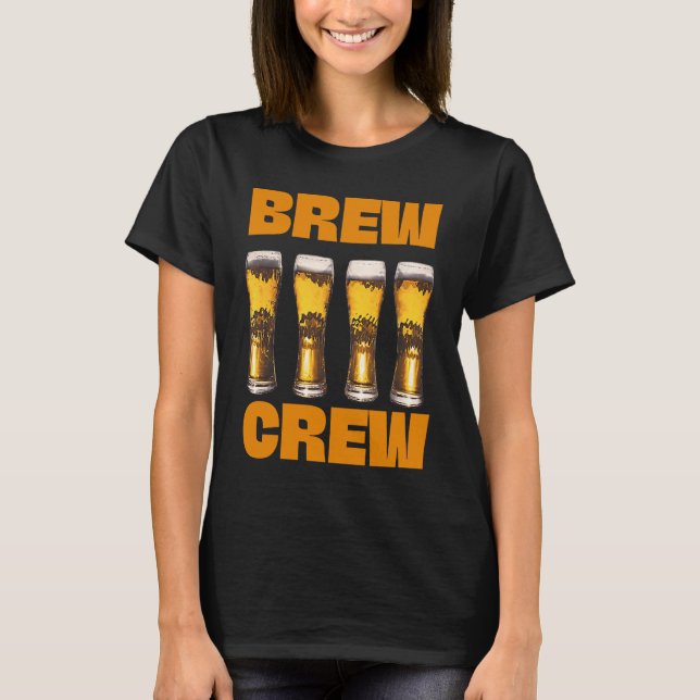 Bar Óculos de Beer Álcool Camisetas de Cerveja (Frente)