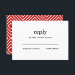 Bar preto e vermelho moderno Mitzvah Cartão postal<br><div class="desc">Esta placa de inserção de tendência apresenta letras em negrito na parte frontal e um padrão moderno no verso. Adicione seu texto usando o formulário modelo. Altere a fonte,  o layout e as cores usando o menu de edição avançada.</div>
