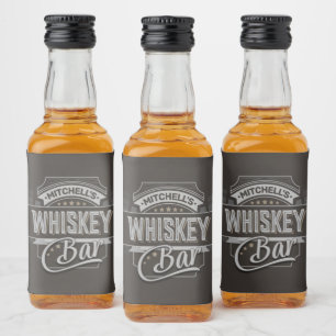 Bar Whiskey da Etiqueta de Liquor Deluxe Antigo