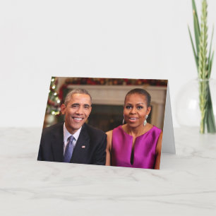 Barack e Michelle 2014 WA - Cartão Saudável
