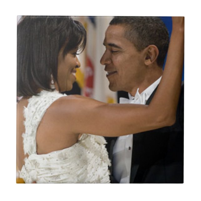 Barack e Michelle Obama (Frente)