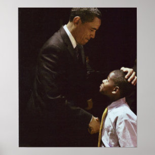 BARACK E POSTER DA CRIANÇA