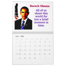Barack Obama cita Calendário