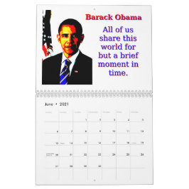 Barack Obama cita Calendário