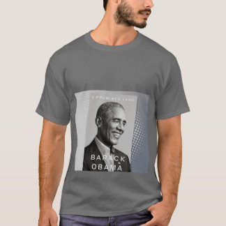 Barack Obama de camiseta Uma terra prometida